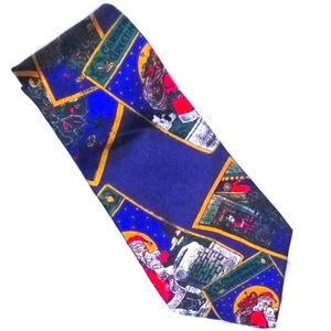 🎄🎄Christmas Tie🎄🎄 Charing Cross Victorian Silk Necktie